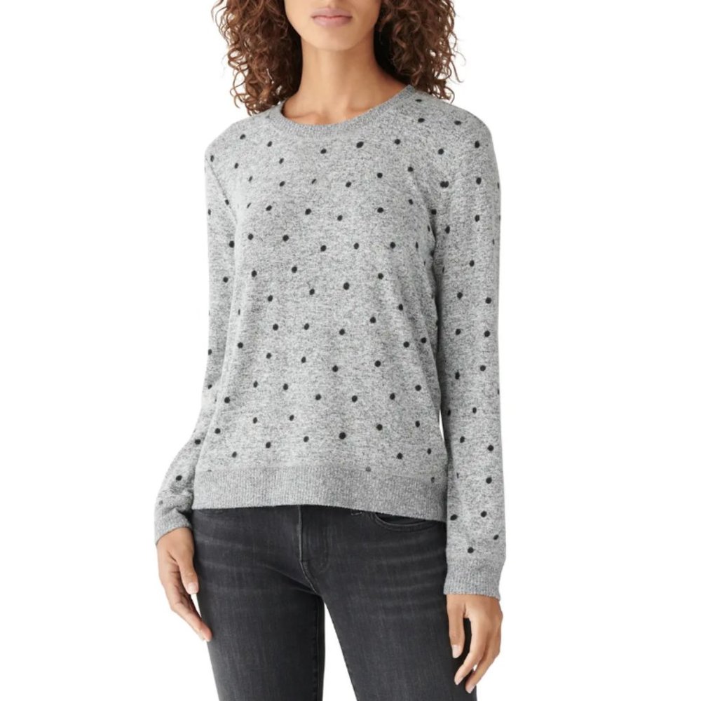 Lucky Cloud Jersey Polka Dot Sweatshirt